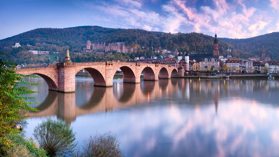 Heidelberg with the landmark "Alte Bücke"